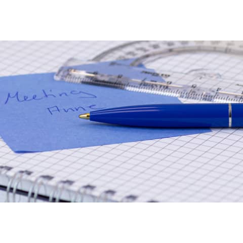 Penna a sfera a scatto Schneider K 15 ricaricabile tratto M blu Conf. 50 pezzi - P003083